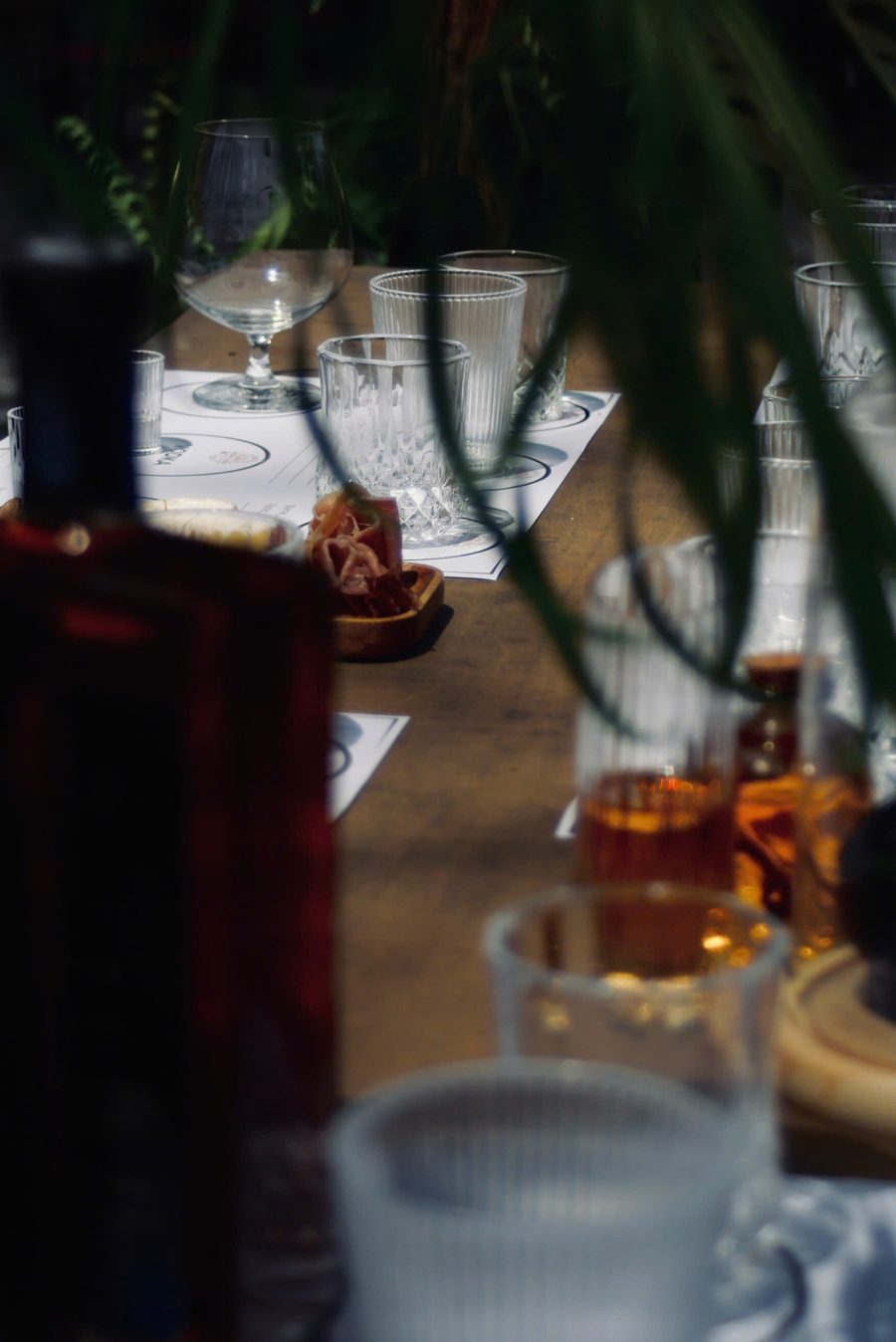 Tasting mat